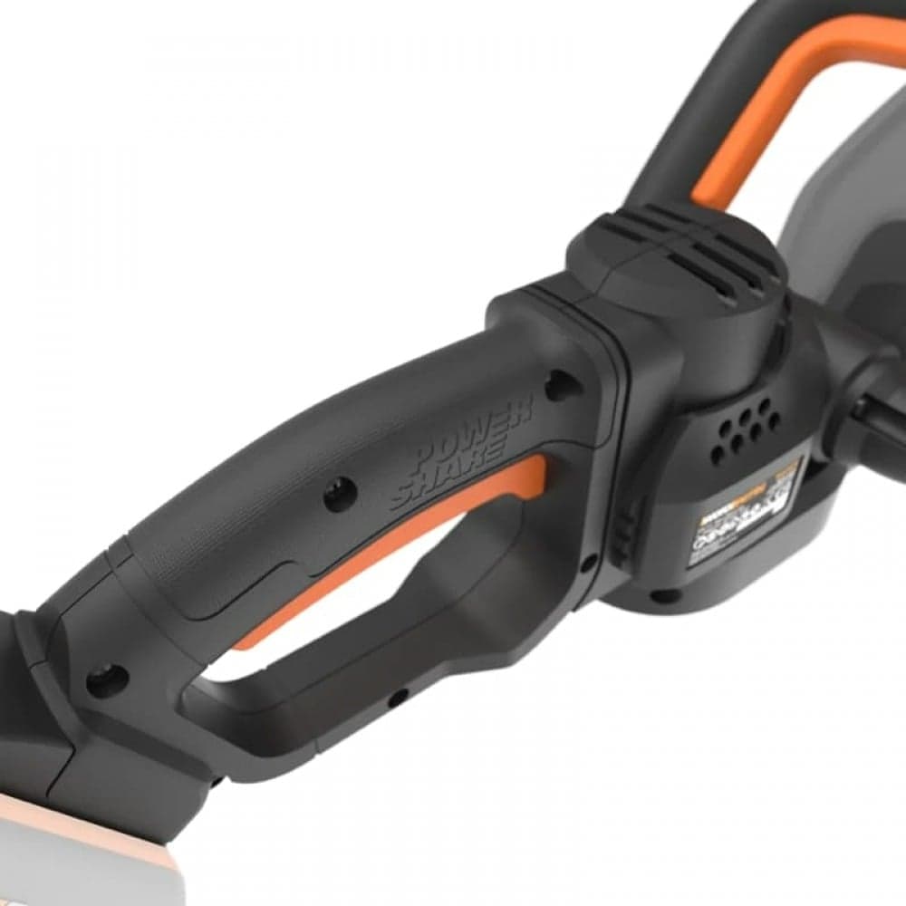 Кусторез аккумуляторный бесщёточный WORX, 20В, 57см, без АКБ и ЗУ WG263E.9 — фото 9