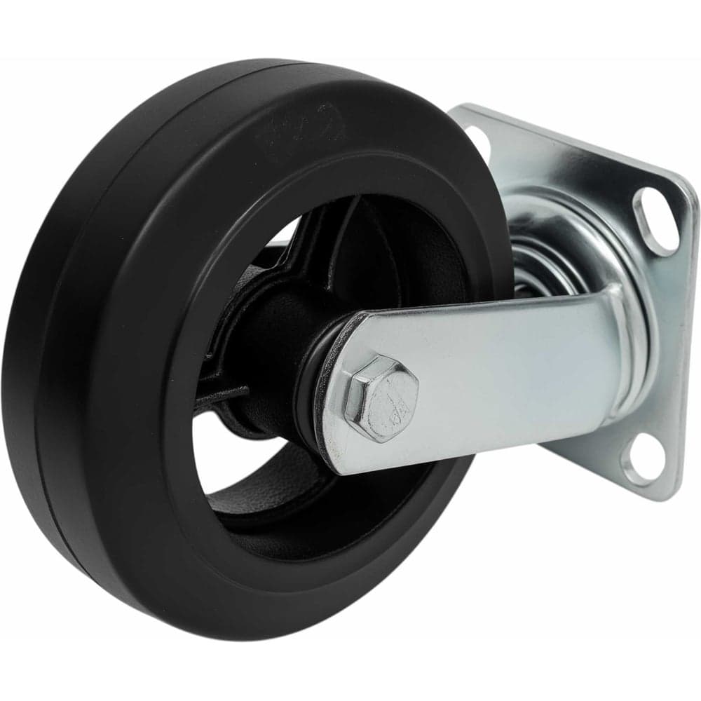 Колесо промышленное поворотное с подшипником 150мм резина/чугун Gigant G-04-09-19 — фото 4