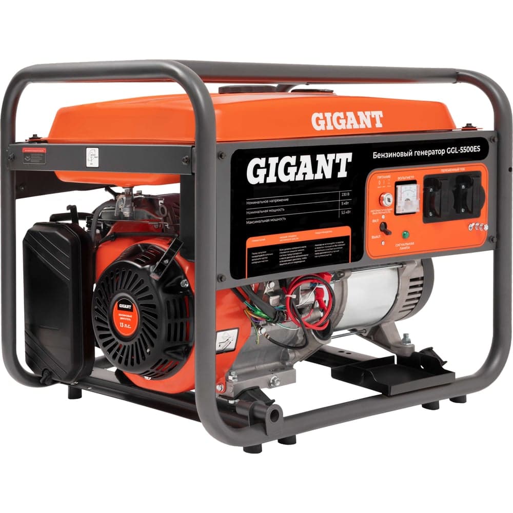Бензиновый генератор Gigant (5,5 кВт; эл.стартер) GGL-5500ES — фото 8