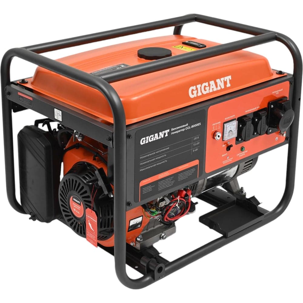 Бензиновый генератор Gigant (8 кВт; эл.стартер) GGL-8000ES — фото 13