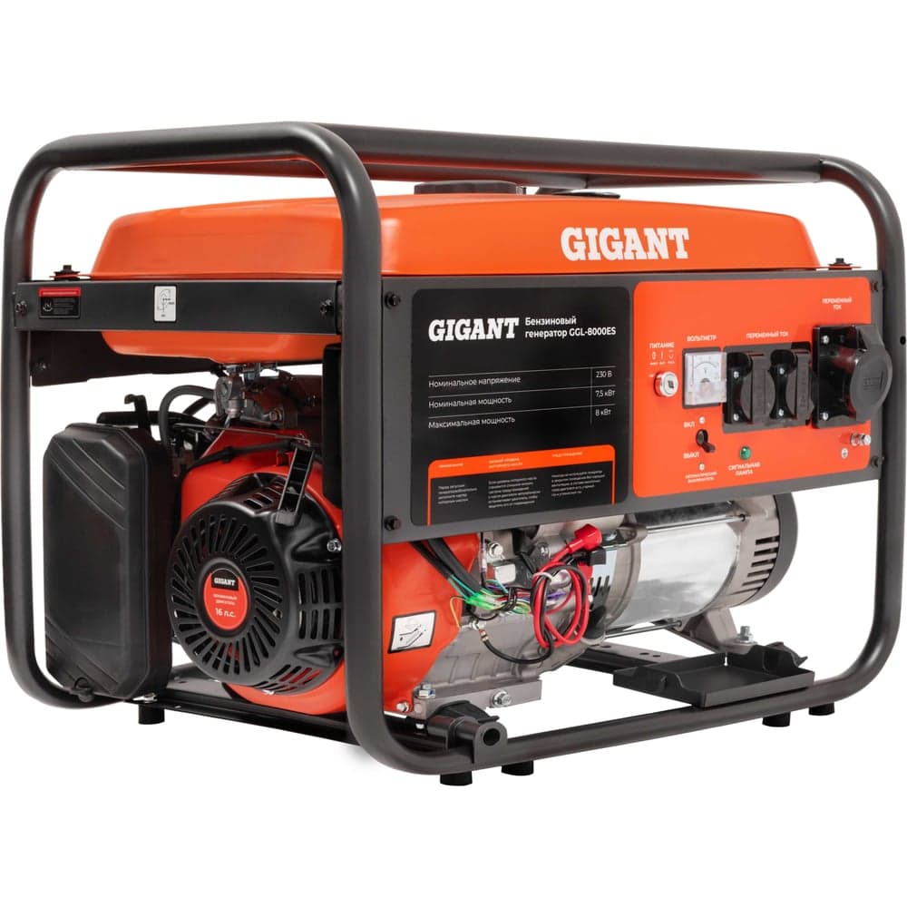 Бензиновый генератор Gigant (8 кВт; эл.стартер) GGL-8000ES — фото 8