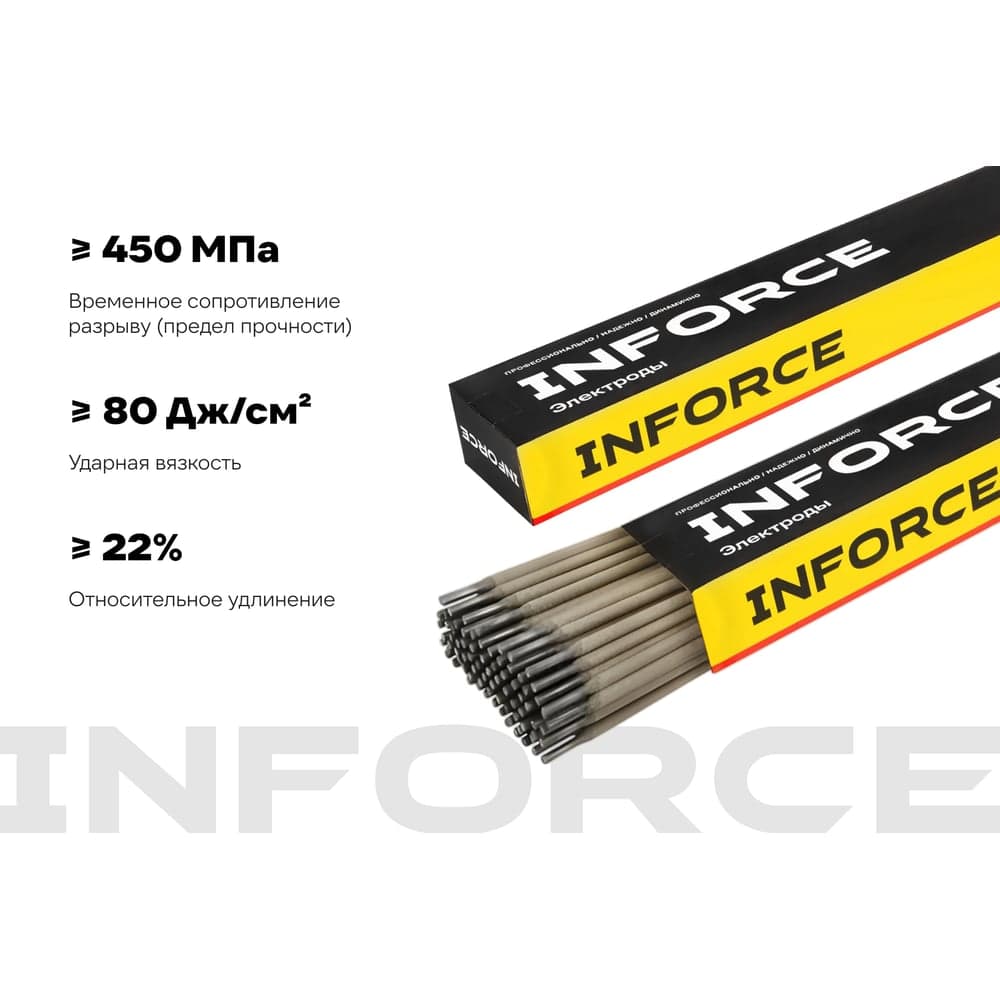 Электроды АНО-21 (4 мм; 5 кг; НАКС) Inforce IWET-4050A — фото 4