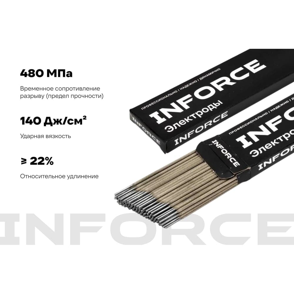 Электроды 46.00 (2 мм; 1 кг) Inforce IWET-2010O-46 — фото 4