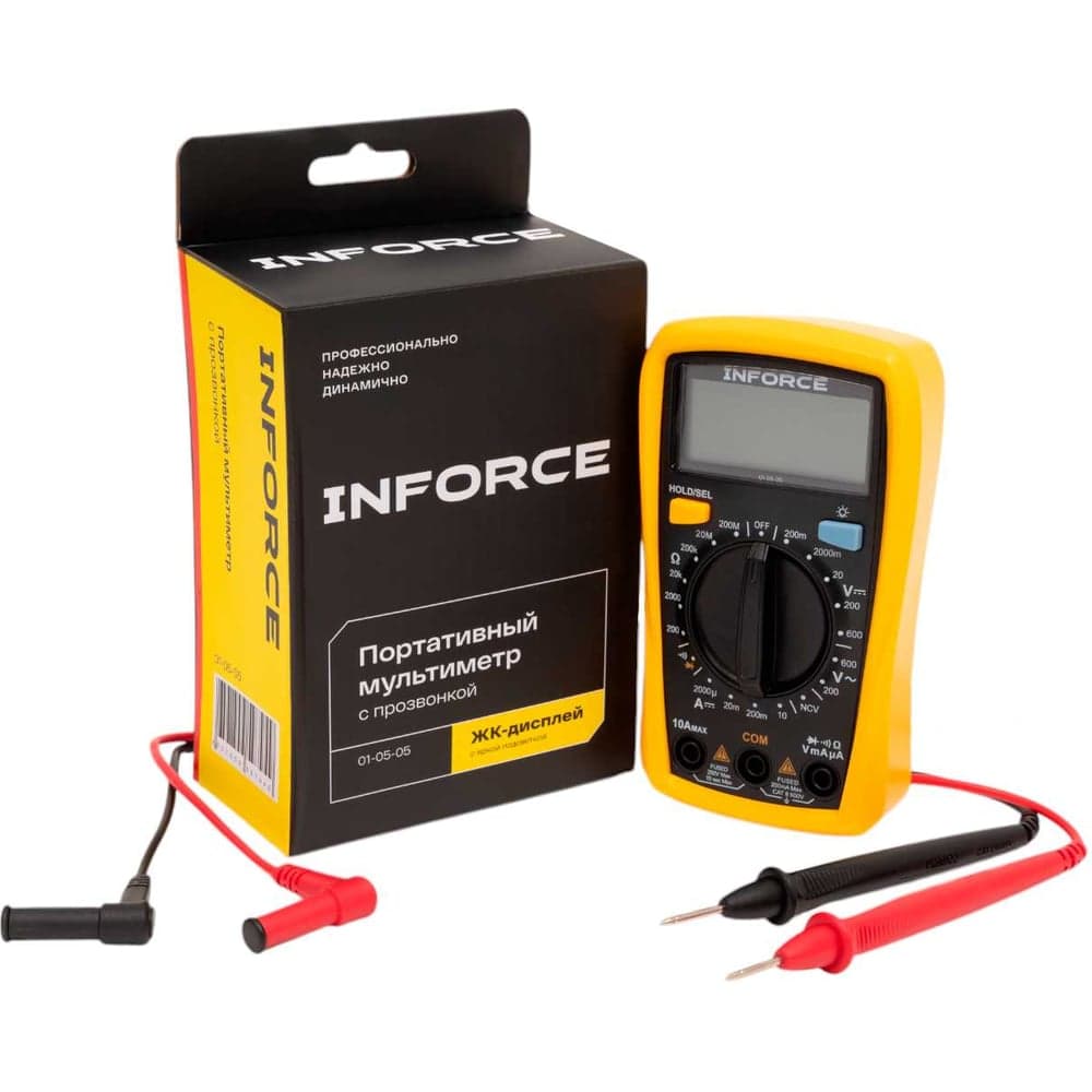 Портативный мультиметр Inforce + прозвонка 01-05-05 — фото 14