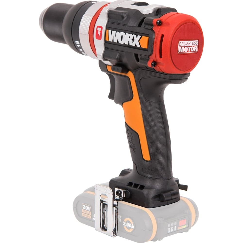 Аккумуляторная ударная дрель-шуруповерт WORX  20 В, 60 Нм, бесщеточная, без АКБ и ЗУ WX354.9 — фото 5