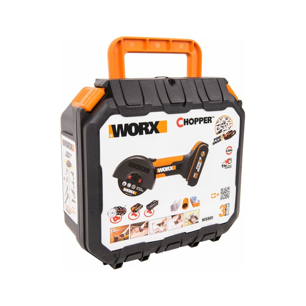Аккумуляторная угловая шлифмашина WORX WX801 — фото 12
