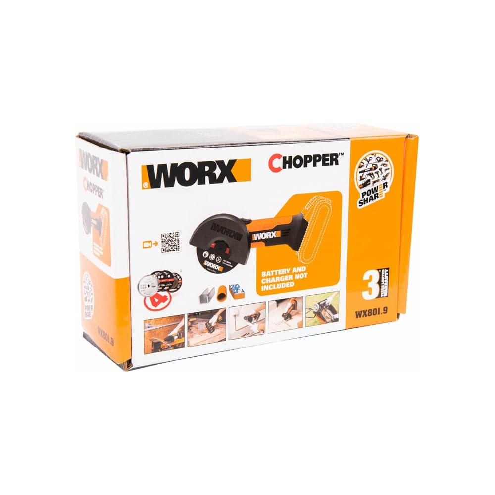 Угловая аккумуляторная шлифмашина WORX WX801 — фото 9