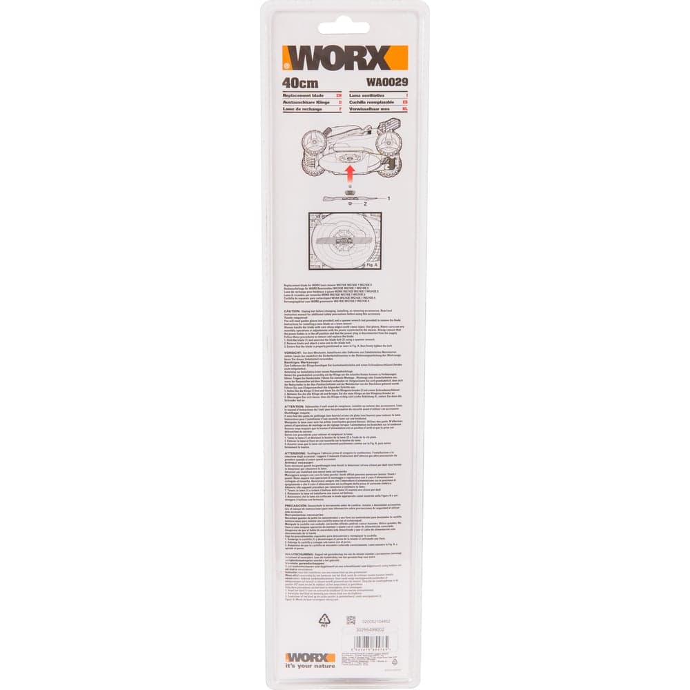 Нож для газонокосилки 40 см WORX WA0029 — фото 3