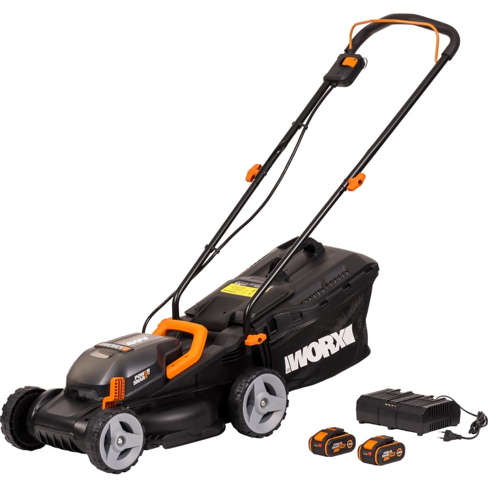 Аккумуляторная газонокосилка WORX WG779E.1 — фото 1