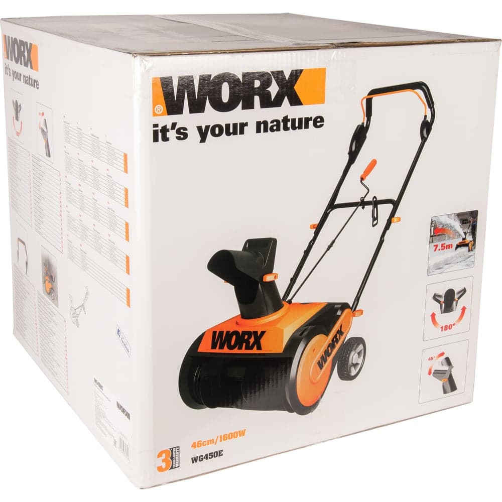 Электрический снегоуборщик WORX WG450E — фото 11