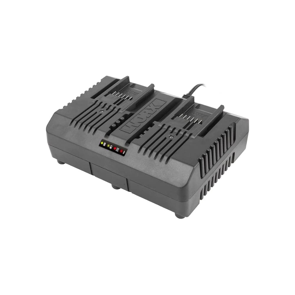 Двойное зарядное устройство WORX WA3883, 20В, 2*2A