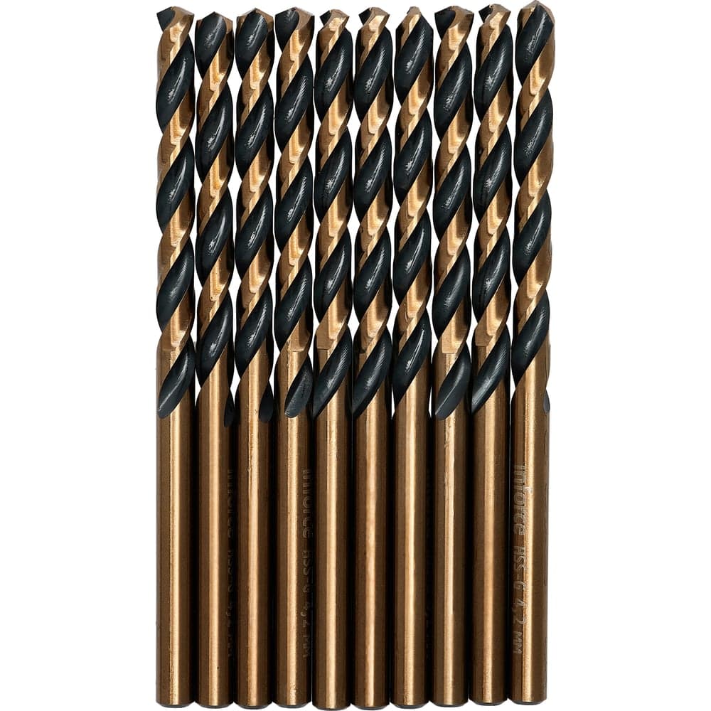 Сверло по металлу HSS-G (10 шт; 4.2х75х43) Inforce 11-01-673
