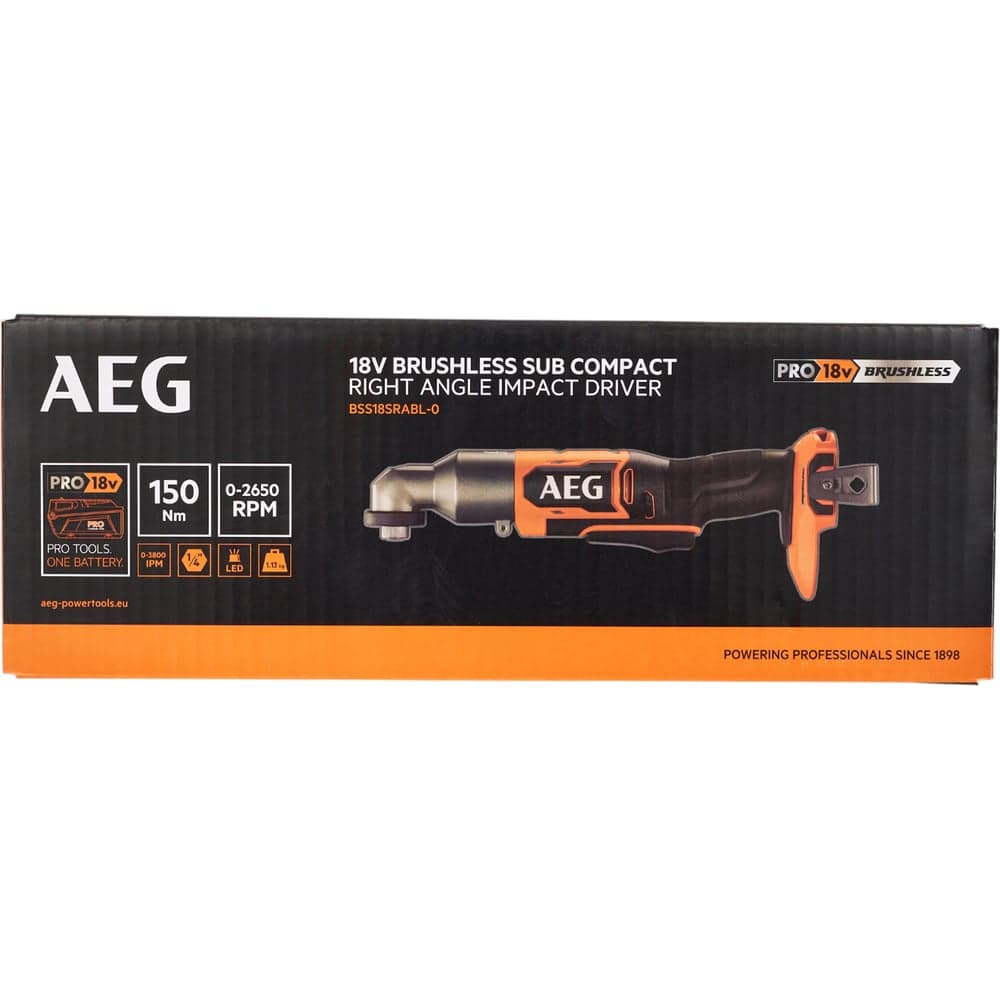 Бесщеточный угловой ударный винтоверт AEG 18В BSS18SRABL-0 4935493964 — фото 13