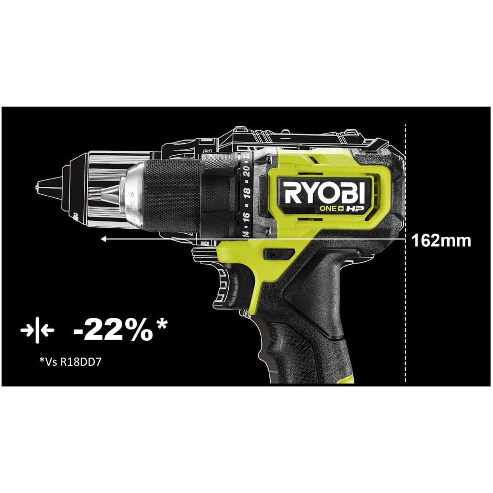 Бесщеточная дрель-шуруповерт Ryobi ONE+ HP RDD18C-0 5133004979 — фото 6