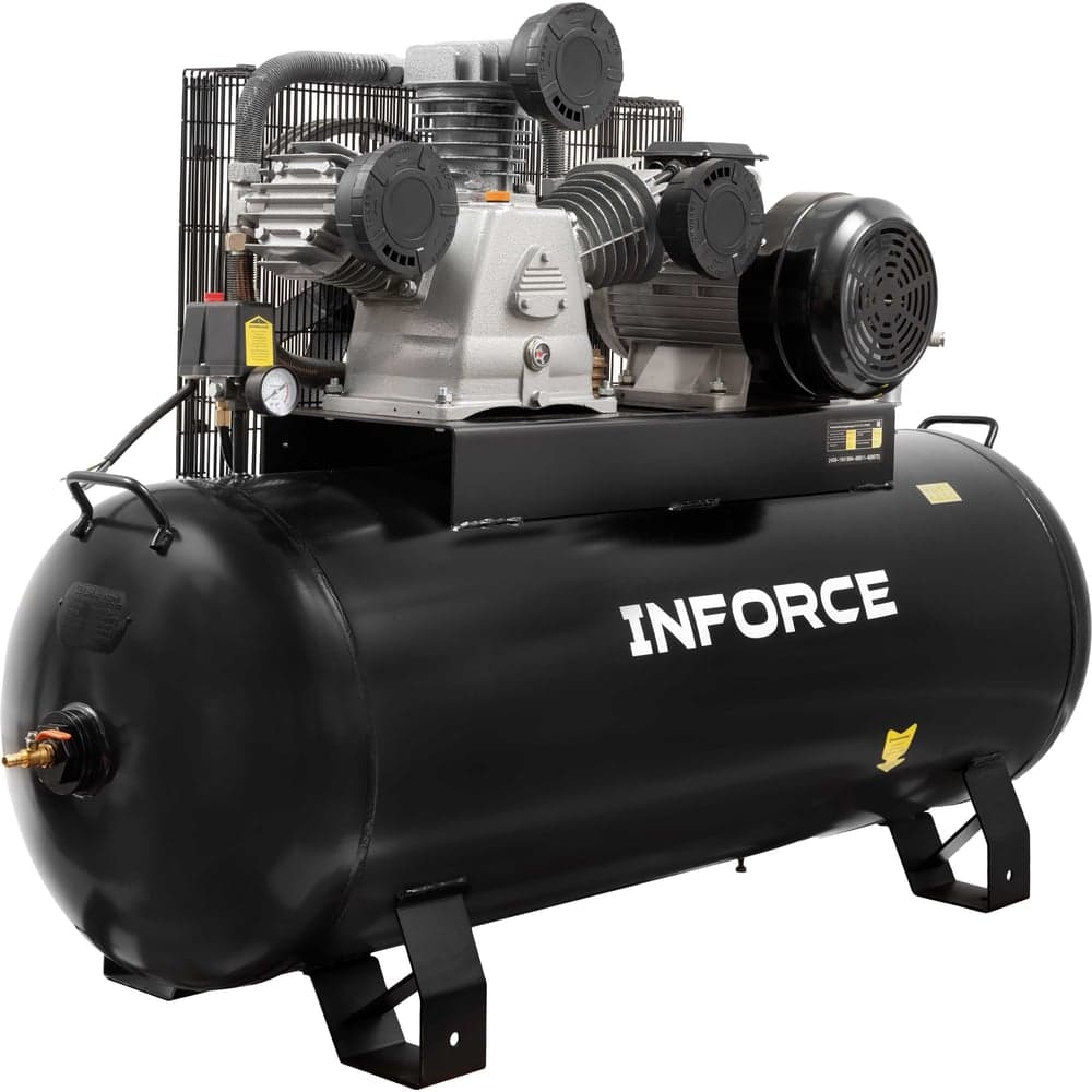 Ременной компрессор Inforce (270 л; 10 бар; 950 л/мин; влагоотделитель) IBCW-270L-3P/950 — фото 5