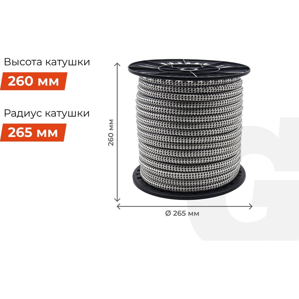 Плетеная веревка Gigant п/п, 32 пряди, 16 мм х 50 м HRS-14 — фото 5
