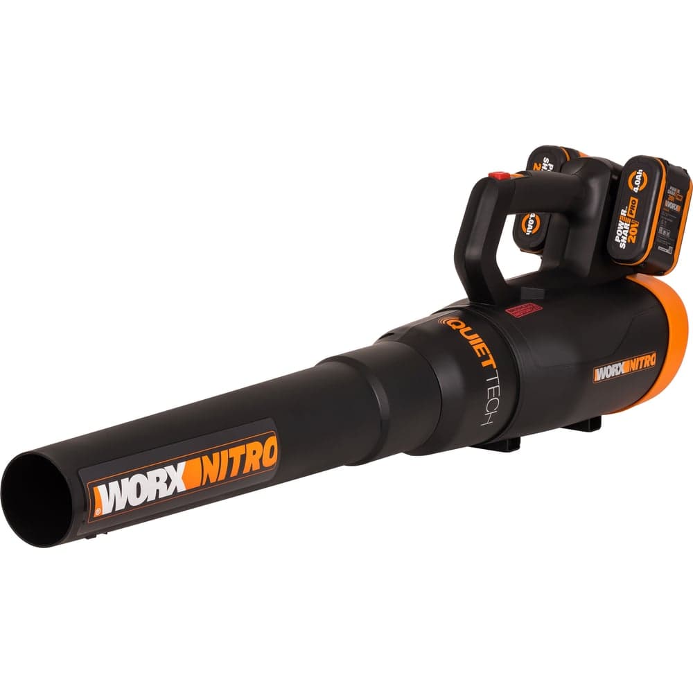 Воздуходувка аккумуляторная бесщеточная WORX 40В, 4 Ач х2, двойное ЗУ 2x1A WG581E — фото 1