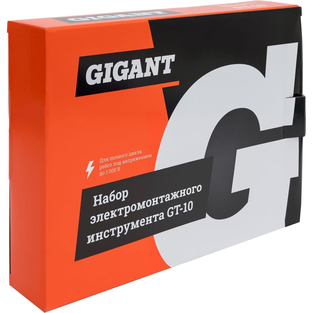 Набор электромонтажного инструмента Gigant VDE 1000В, 10 инструментов GT-10 — фото 11