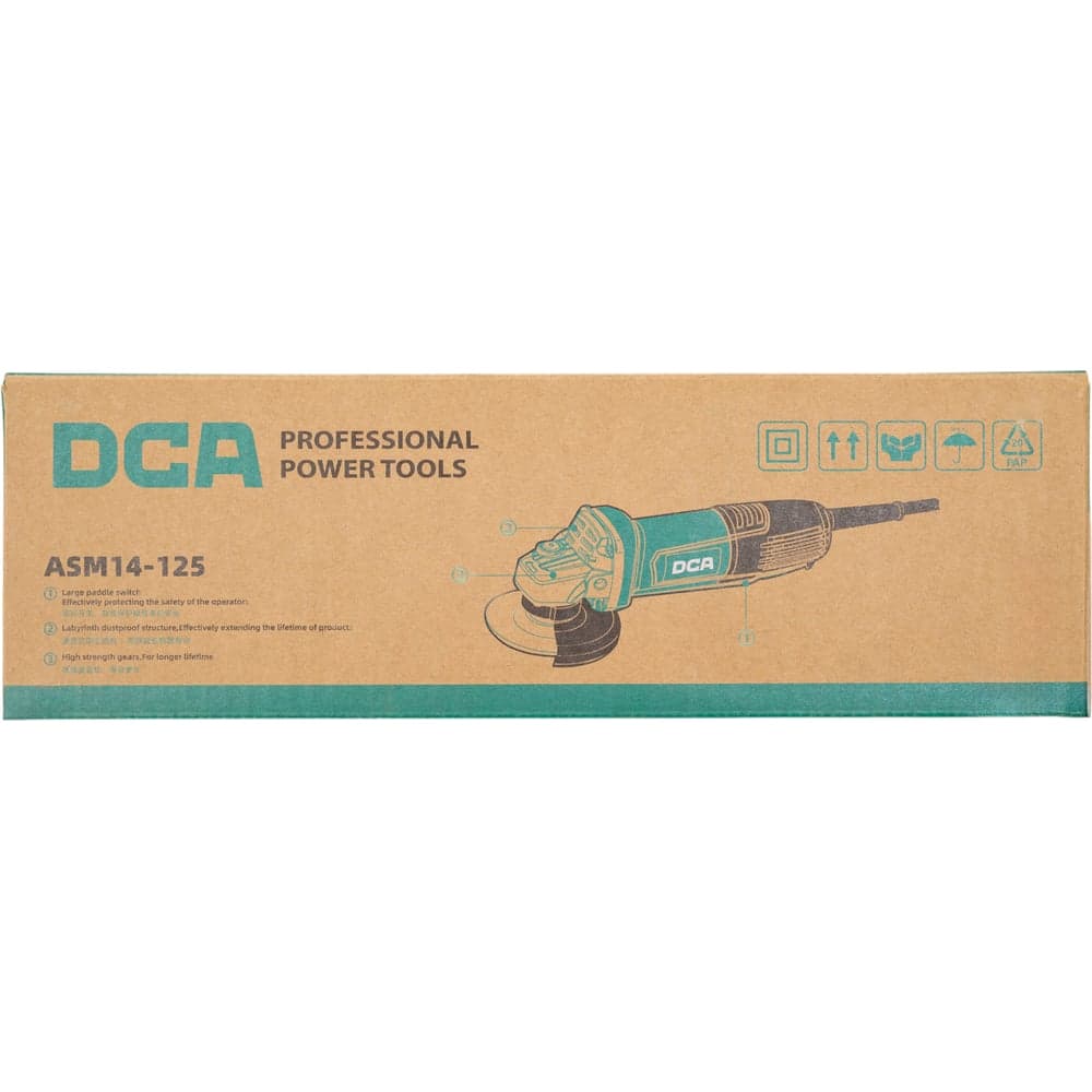 Угловая шлифовальная машина DCA ASM14-125 — фото 10