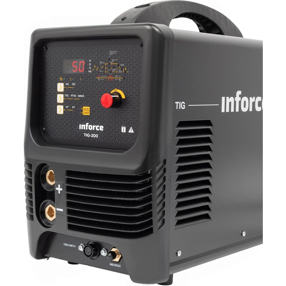 Аргонодуговой сварочный инвертор (200 А; поджиг HF; Pulse, ПВ 75%) Inforce TIG-200 04-08-04 — фото 3
