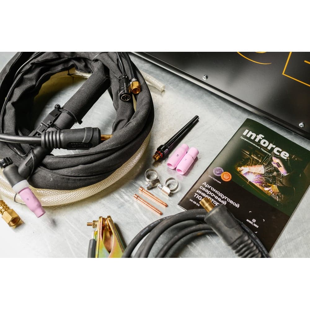 Аргонодуговой сварочный инвертор (200 А; поджиг HF; Pulse, ПВ 75%) Inforce TIG-200 04-08-04 — фото 10