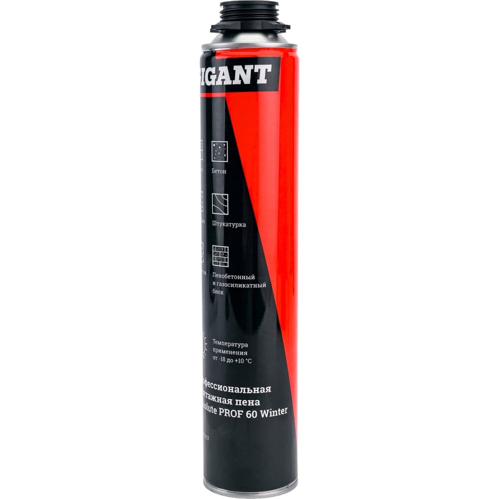 Профессиональная монтажная пена Gigant Absolute PROF 60, 750 ml Winter GT-242413 — фото 2