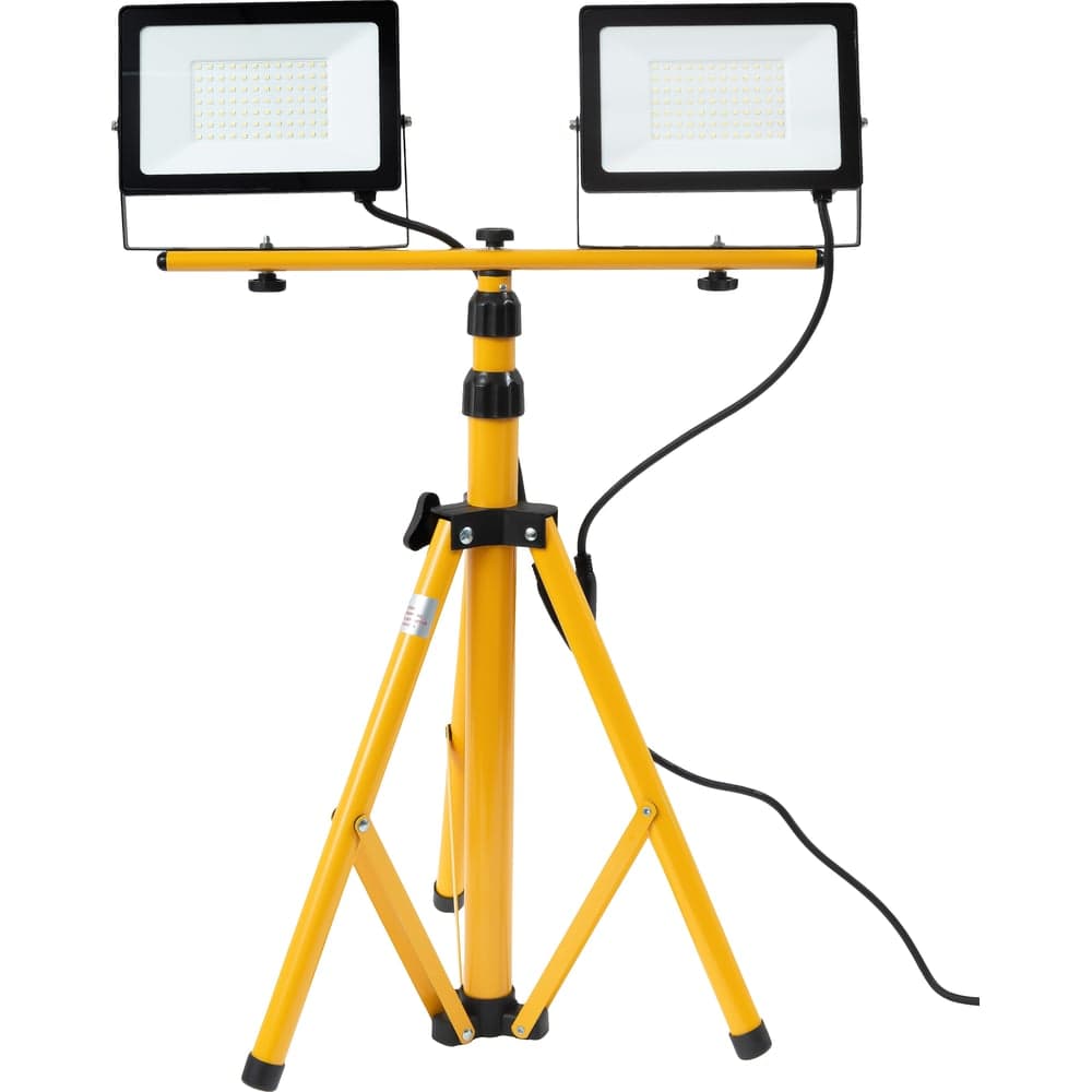 Светодиодные прожекторы на штативе IP65 140W, 2x70W 6400K Gigant GTMS-140 — фото 2