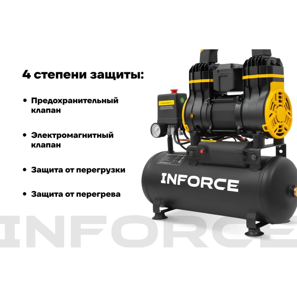 Безмасляный компрессор Inforce ISWC-9L/180 — фото 3