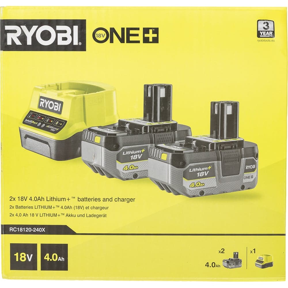 Набор 2xRB1840X + RC18120 RC18120-240X (18В; 4 Ач)  Ryobi 5133005092 — фото 14