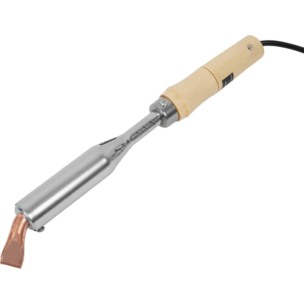 Электрический паяльник Gigant 200Вт, клин, деревянная рукоятка GES-06