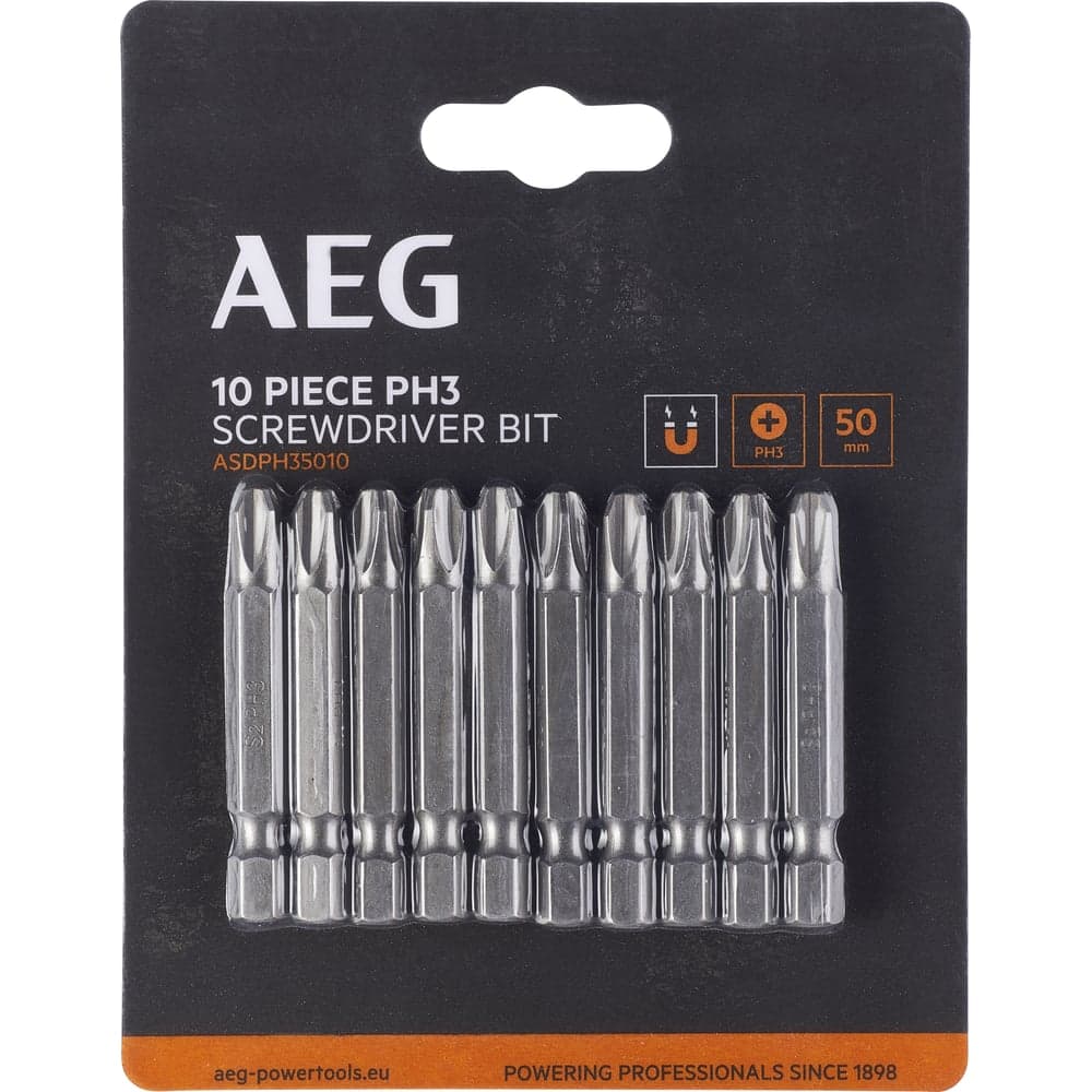 Биты 10 шт, РН3, 50 мм AEG ASDPH35010 4932479514