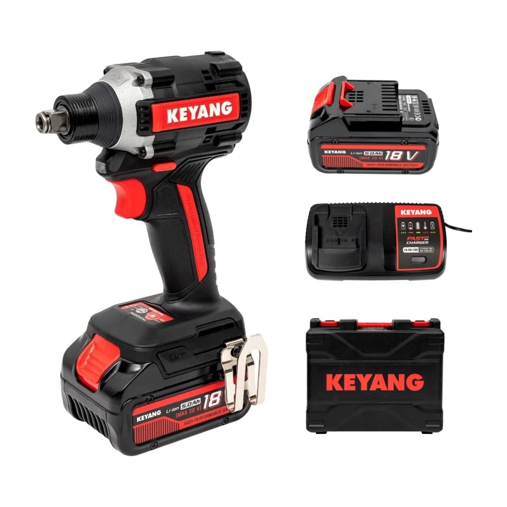 Аккумуляторный ударный гайковерт-винтоверт KEYANG DW20BLH-315 (Set)