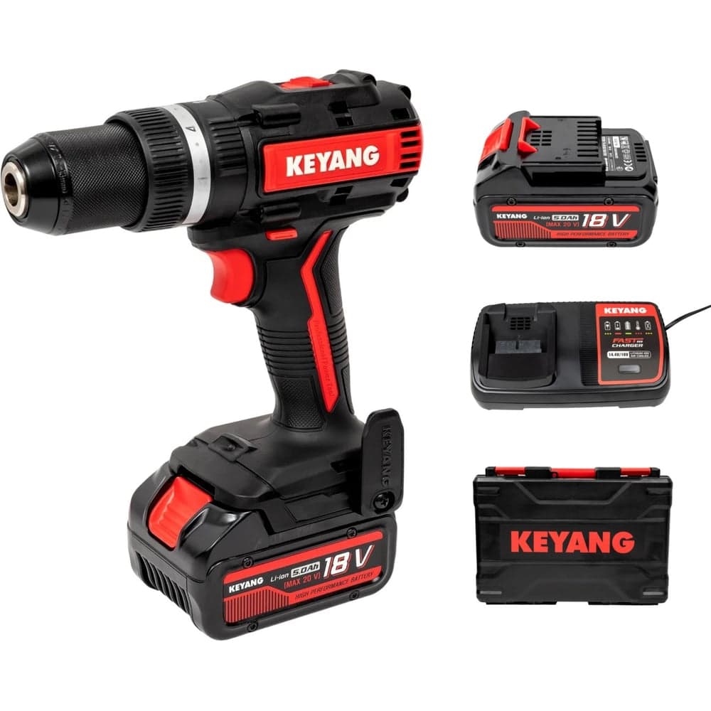 Аккумуляторная ударная дрель-шуруповерт KEYANG DM20BLA-70C (Set)