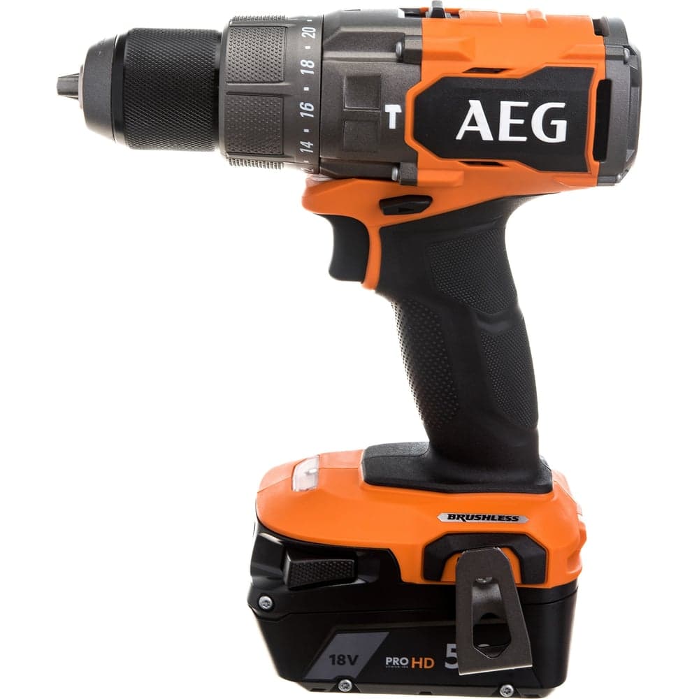 Бесщеточная аккумуляторная ударная дрель-шуруповерт AEG 18В BSB18C3BL-502C 4935478939 — фото 4