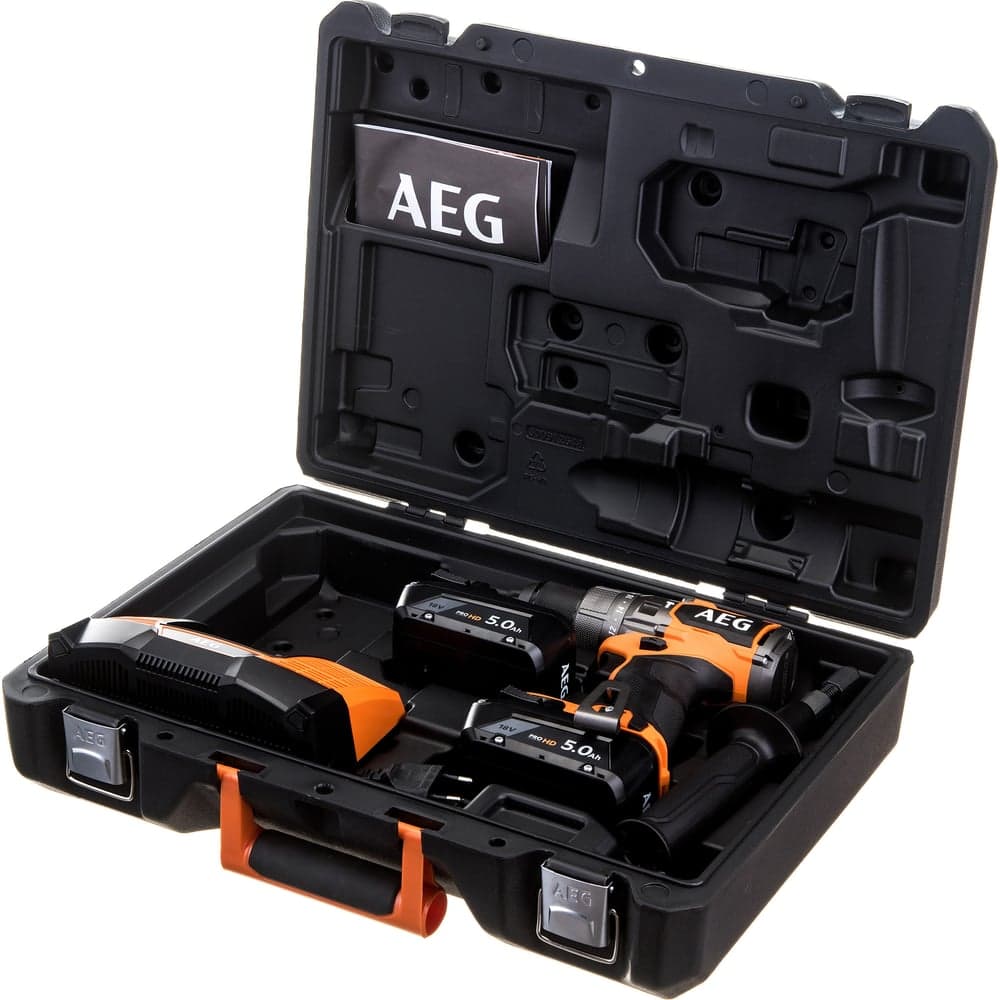 Бесщеточная аккумуляторная ударная дрель-шуруповерт AEG 18В BSB18C3BL-502C 4935478939 — фото 5