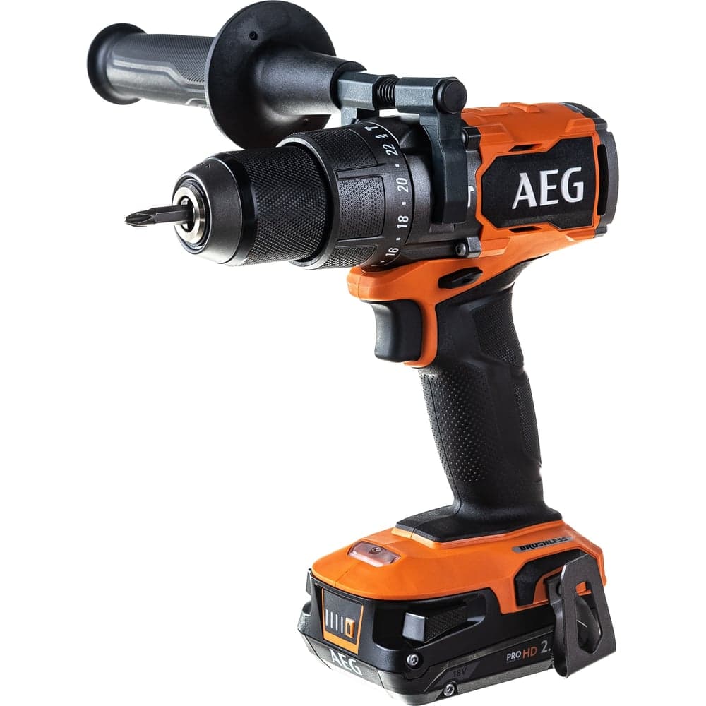 Бесщеточная аккумуляторная ударная дрель-шуруповерт AEG 18В BSB18C3BL-X02C 4935478937 — фото 3
