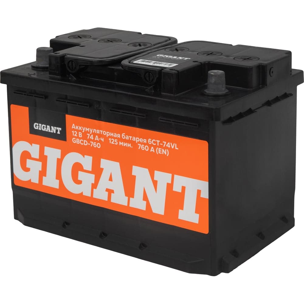 Аккумуляторная батарея GIGANT 6СТ-74VL 760 A GBCD-760 — фото 10