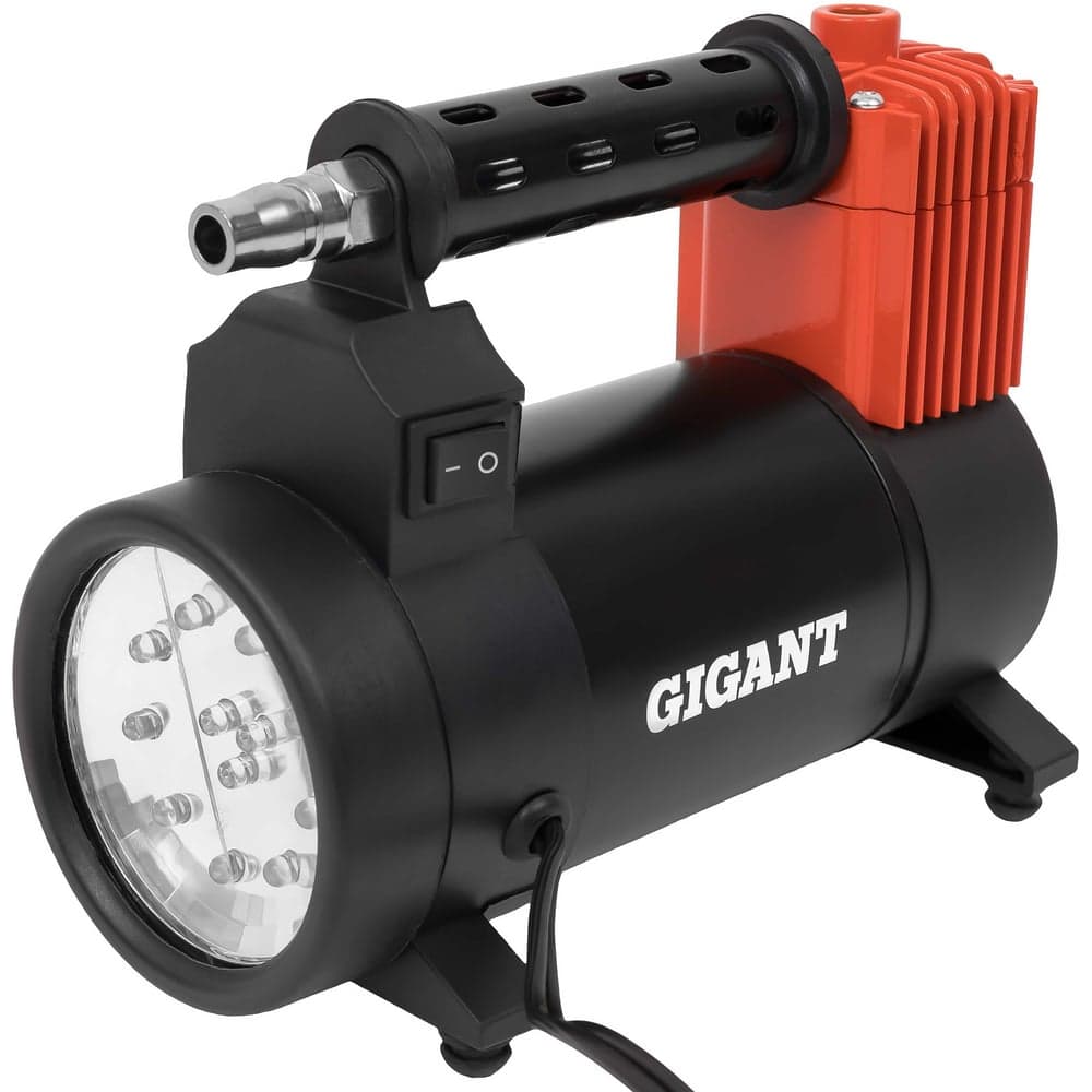 Автомобильный компрессор Gigant 12V, 35л. мин., LED фонарь, сумка GCA-35 — фото 2