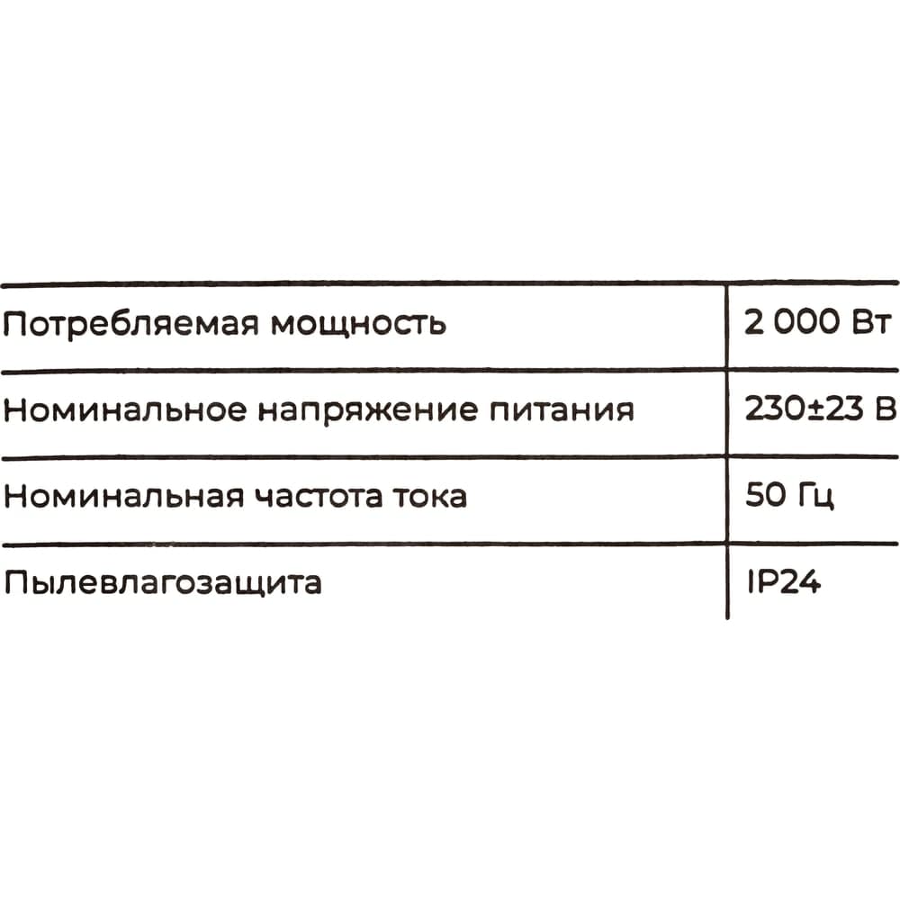 Электрический конвектор 2000 Вт Gigant GCEX-2 MT — фото 10