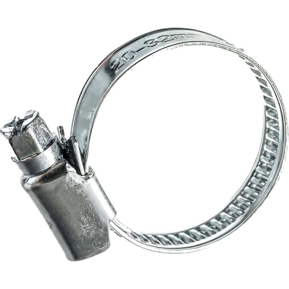 Червячный хомут оцинк Gigant 20-32 мм/9 W1, 25 шт G/1/30 — фото 6