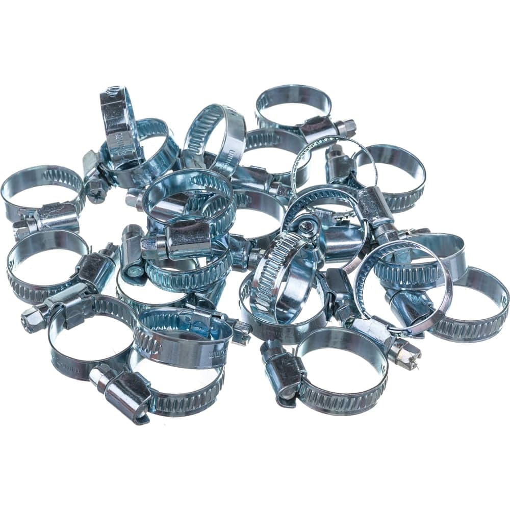 Червячный хомут оцинк Gigant 16-25 мм/9 W1, 25 шт G/1/28