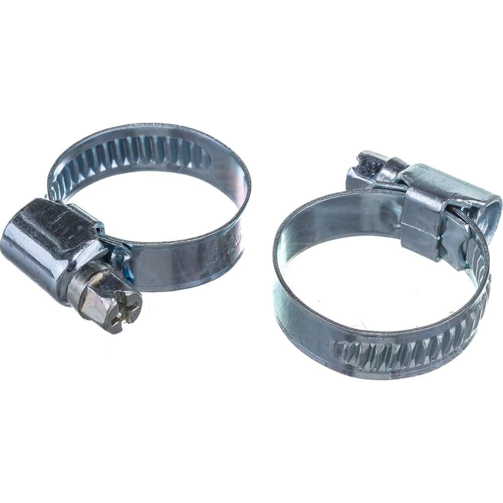 Червячный хомут оцинк Gigant 16-25 мм/9 W1, 25 шт G/1/28 — фото 3