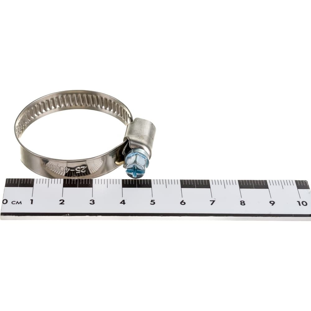 Червячный хомут нерж Gigant 25-40 мм/9 W2, 25 шт G/1/45 — фото 5