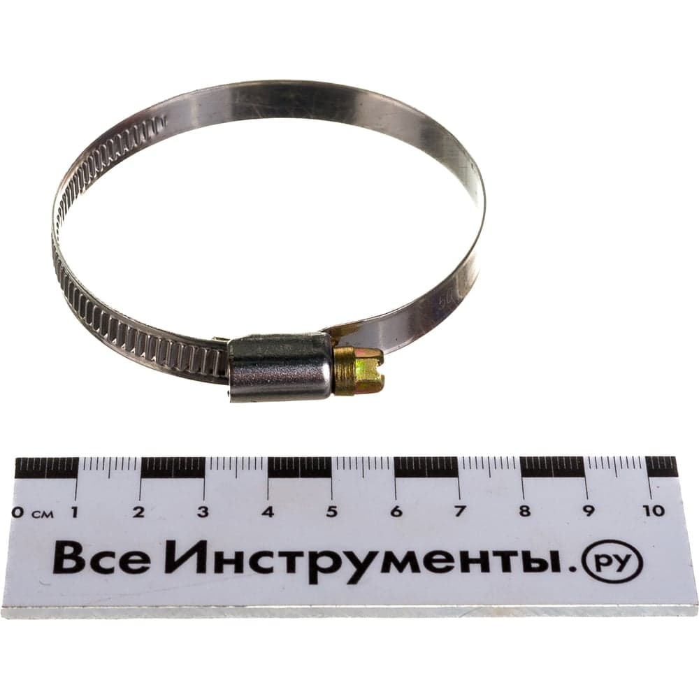 Червячный хомут нерж Gigant 50-70 мм/9 W2, 25 шт G/1/49 — фото 5