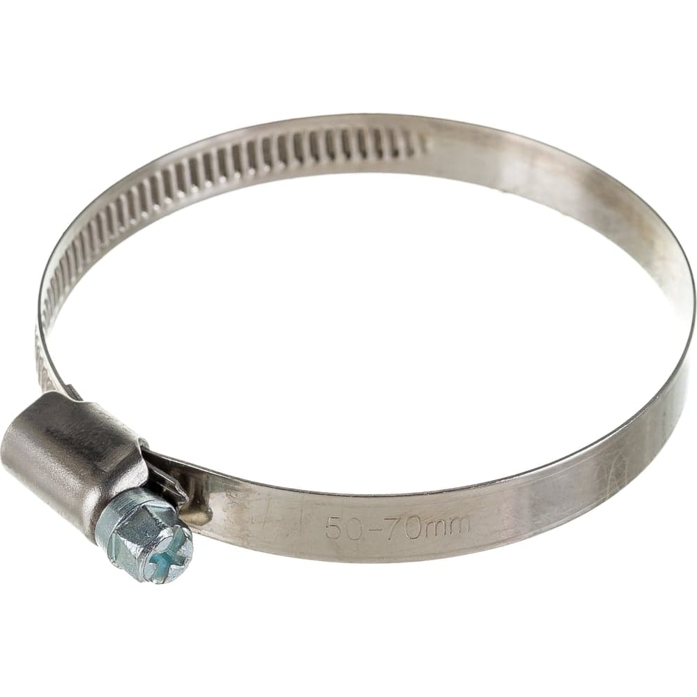 Червячный хомут нерж Gigant 50-70 мм/9 W2, 25 шт G/1/49