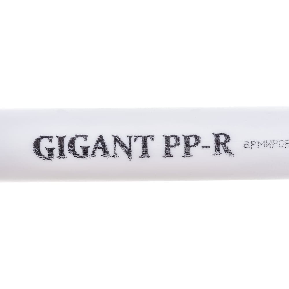 Труба Gigant PP-R белая, армированная стекловолокном SDR 6 (PN25) 25x4.2 мм, 2 м GSG-8 — фото 6