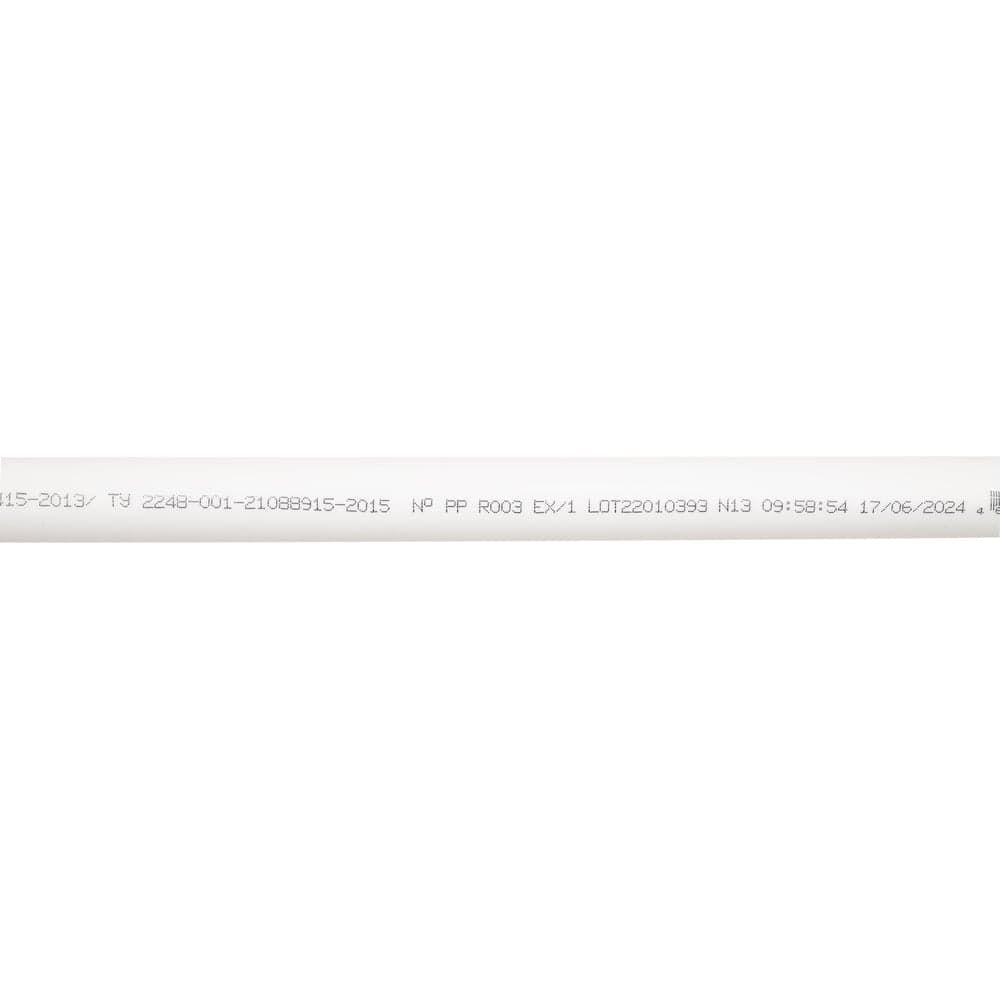 Труба Gigant PP-R белая SDR 6 (PN20), Т 80 °С, 25x4.2 мм, 2 м GSG-5 — фото 6