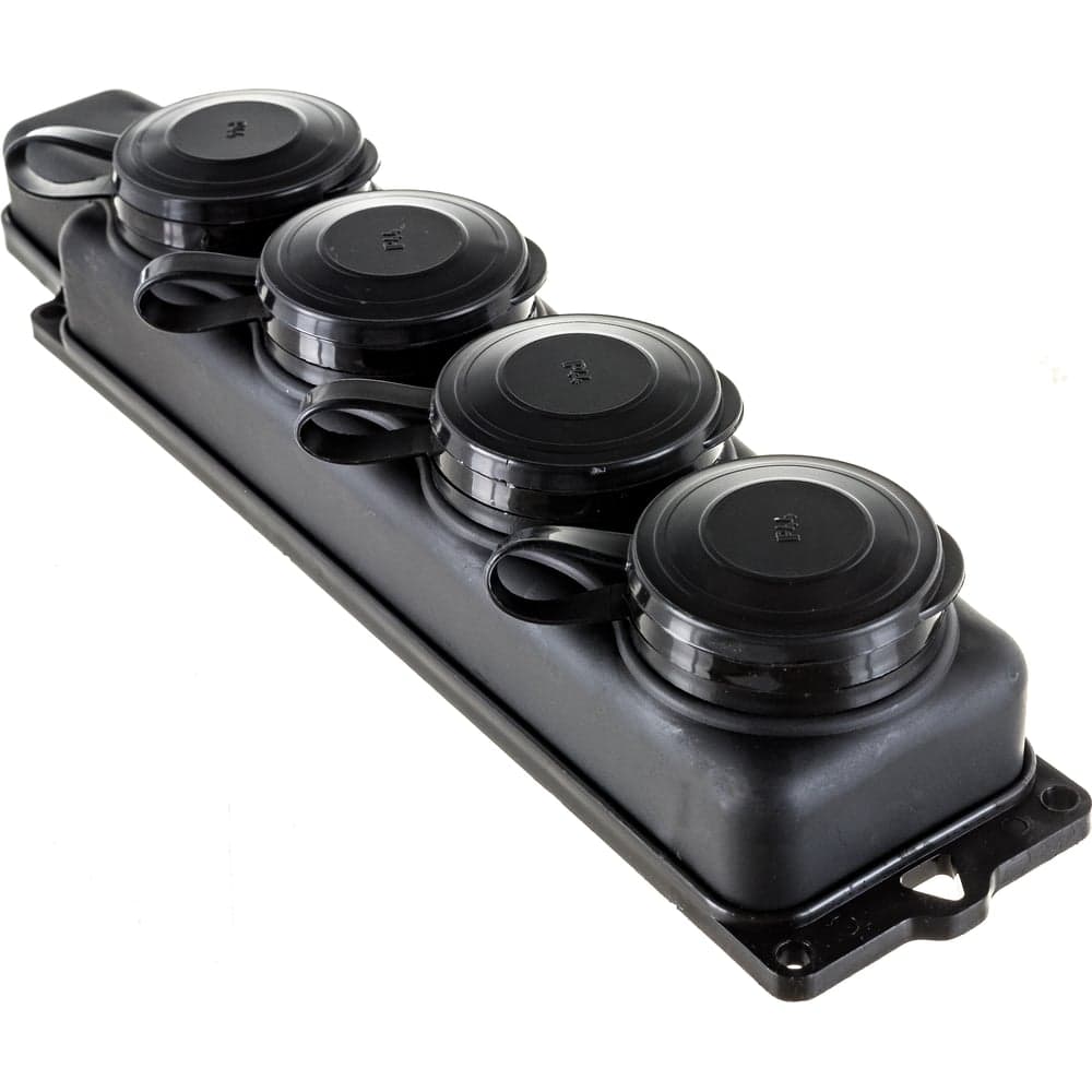Каучуковая колодка Gigant однофазная 4 гнезда RBG-2 — фото 8