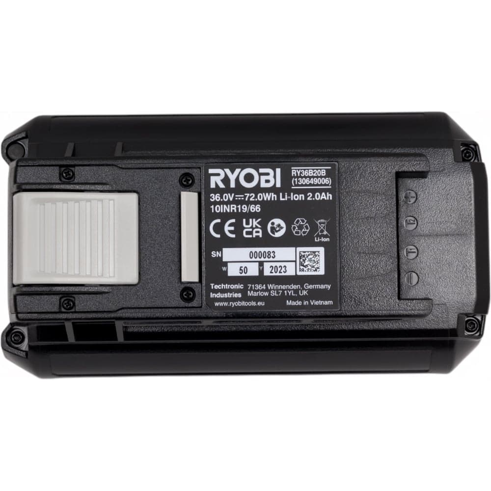 Аккумулятор 36В 2.0 А*ч RY36B20B Ryobi 5133005548 — фото 12