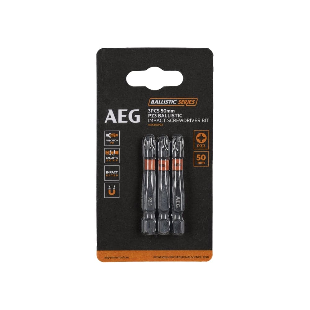 Биты ударные AAK503PZ3 (3 шт; PZ3; 50 мм) AEG 4932479185